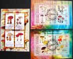 - 938 - 3 Blokjes met Champignons / Paddenstoelen., Postzegels en Munten, Postzegels | Thematische zegels, Dier of Natuur, Verzenden
