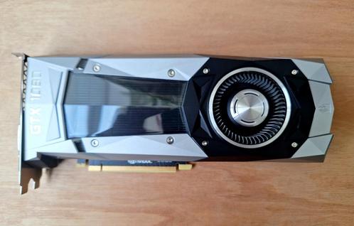 Nvidia GTX 1080 Founders Edition, Computers en Software, Videokaarten, Gebruikt, Nvidia, PCI-Express 3.0, GDDR5, HDMI, DisplayPort
