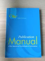 Publication Manual of the APA | 9781433805615, Boeken, Studieboeken en Cursussen, Nieuw, Beta, Ophalen of Verzenden, WO