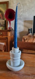 Antieke porseleinen isolator kaarsen kandelaar te koop, Ophalen of Verzenden, Gebruikt, Overige materialen, Minder dan 25 cm