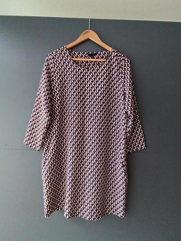 Knielange jurk van WE maat L kleur roze/ zwart/ wit beschikbaar voor biedingen