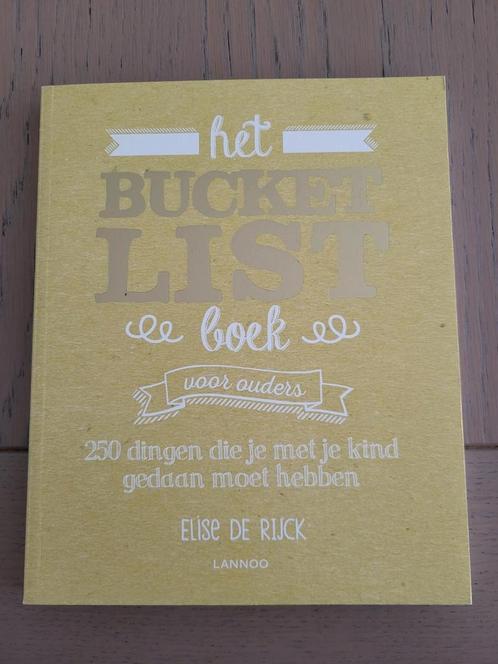 Elise de Rijck - Het bucketlist boek voor ouders, Boeken, Hobby en Vrije tijd, Zo goed als nieuw, Ophalen of Verzenden