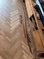 Trapleuning set mahonie hout, Huis en Inrichting, Wandkapstok, Ophalen of Verzenden, Zo goed als nieuw, Minder dan 100 cm