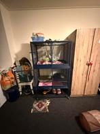 Fretten, Dieren en Toebehoren, Knaagdieren en Konijnen | Hokken en Kooien, Ophalen of Verzenden, Zo goed als nieuw, Kooi, Minder dan 60 cm
