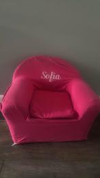 Kinder stoel fauteuil roze naam sofia, Ophalen of Verzenden, Stoel(en)