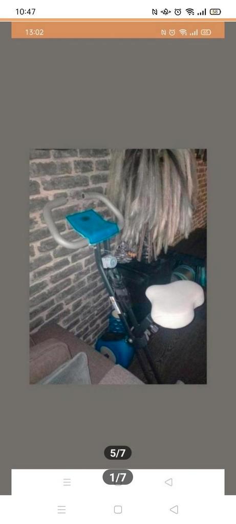 Home trainer, Sport en Fitness, Fitnessapparatuur, Zo goed als nieuw, Hometrainer, Metaal, Ophalen