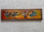 Emaille Design Scene met Grieks Romeinse strijdwagens, Antiek en Kunst, Kunst | Schilderijen | Klassiek, Ophalen of Verzenden