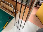 F-rails Zwarte Wandrails Metaal 2 meter enkele rail, Ophalen, Gebruikt, IJzer, Overige typen