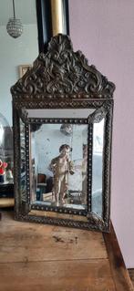 ANTIEK OUD   ....  ZELDZAAM  ...  FRANSE  ...  SPIEGEL  !!!, Antiek en Kunst, Ophalen of Verzenden, Rechthoekig, Minder dan 50 cm