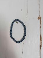 Donkerblauwe armband van Biba, Ophalen of Verzenden, Nieuw, Blauw, Overige materialen
