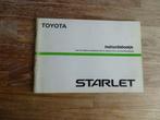 Toyota Starlet MK3 Handleiding - Instructieboek NL Origineel, Verzenden