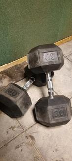 Hex dumbbells 30 kg, Sport en Fitness, Gebruikt, Dumbbell, Ophalen