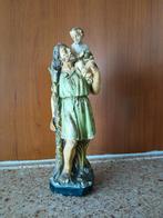 Beeld van Heilige Christoffel gips, Verzamelen, Religie, Ophalen of Verzenden, Beeld(je)