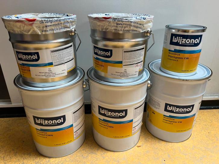 Vloer coating grijs 25m2 betonvloer, Doe-het-zelf en Verbouw, Verf, Beits en Lak, Nieuw, Verf, Minder dan 5 liter, Grijs, Ophalen