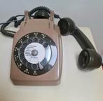Telefoon Socotel S63 bruin groen + meeluister hoorn chique, Telecommunicatie, Vaste telefoons | Niet Draadloos, Ophalen, Gebruikt