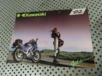Folder Kawasaki Motoren 1992 Reclame Nieuwe Motoren '92, Ophalen of Verzenden, Gebruikt, Motoren