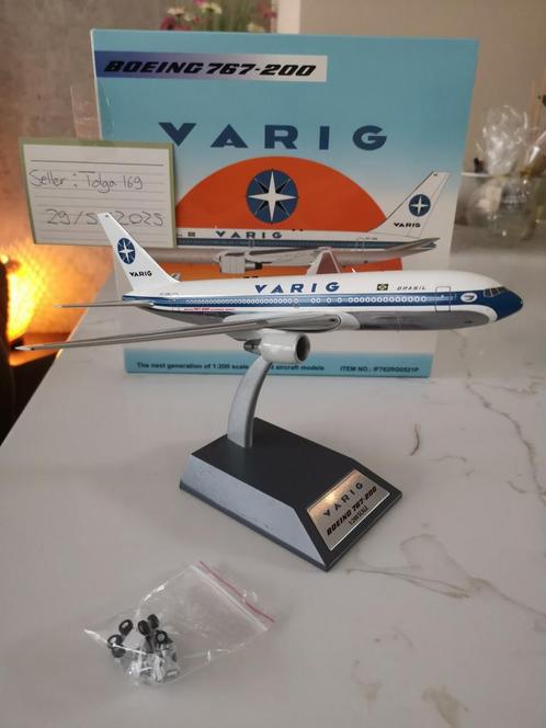 Varig B767-200 Rgstr. PP-VNM Inflight200 IF762RG0521P 1:200, Hobby en Vrije tijd, Modelbouw | Vliegtuigen en Helikopters, Nieuw