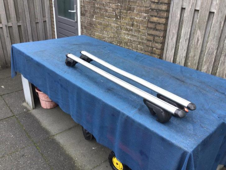 Menabo Brio Dakdragers 120cm - Open Dakrails, Auto diversen, Dakdragers, Zo goed als nieuw, Ophalen of Verzenden