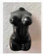 Prachtige Obsidiaan edelsteen body vrouw, 8 cm, Nieuw, Ophalen of Verzenden
