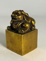 Fabeldier stempel China brons, Antiek en Kunst, Ophalen of Verzenden