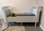 Sebra Kili meegroeibed wit + matras + topper, Ophalen, Gebruikt, 70 tot 85 cm, 140 tot 160 cm