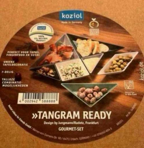Kozial Tangram Ready Gourmet-Set. SPLINTERNIEUW . Cadeautip, Huis en Inrichting, Keuken | Keukenbenodigdheden, Nieuw, Ophalen of Verzenden