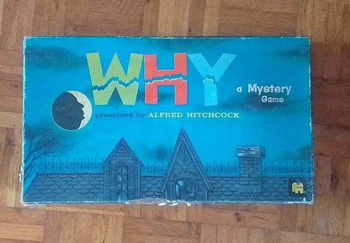 Bordspel Alfred Hitchcock 1962 Complet, Hobby en Vrije tijd, Gezelschapsspellen | Bordspellen, Gebruikt, Ophalen of Verzenden