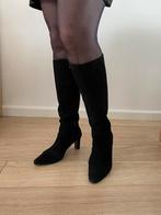 Prachtige hoge suede leren laarzen ned.merk Dungelmann, Kleding | Dames, Ophalen of Verzenden, Zo goed als nieuw, Zwart, Hoge laarzen