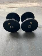 2 x 9 kg m&f rubberen dumbells dumbell set gewichten, Sport en Fitness, Fitnessmaterialen, Dumbbell, Gebruikt, Dumbells, 2 x 9 kg