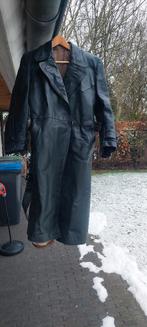 Donkere leren solex jas vastenavend (zeer goede staat), Kleding | Heren, Jassen | Winter, Ophalen, Onbekend, Maat 48/50 (M), Zwart