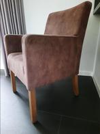 6 hele mooie eettafel stoelen, Huis en Inrichting, Ophalen, Hout, Bruin, Zo goed als nieuw