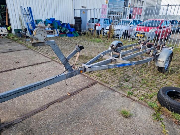 Freewheel kanteltrailer met een 750KG as!!!, Watersport en Boten, Boottrailers, Gebruikt, Ophalen
