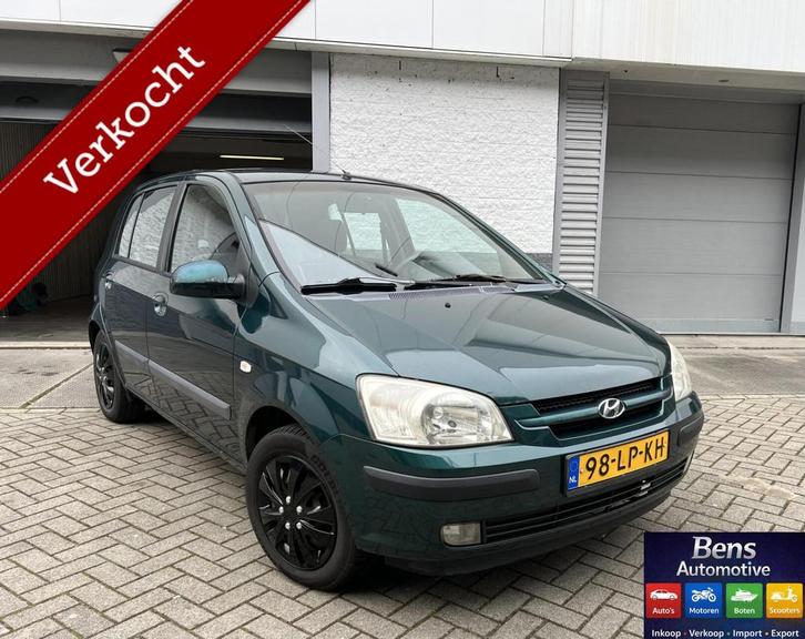 Hyundai Getz 1.3 GLS |, Auto's, Hyundai, Bedrijf, Getz, Airbags, Alarm, Bluetooth, Centrale vergrendeling, Elektrische buitenspiegels