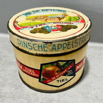 oud appelstroopblikje Flipje Mij. De Betuwe Tiel beschikbaar voor biedingen