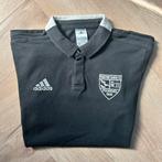 Vintage Adidas Polo | Rugby Polo Heren/Dames, Maat 48/50 (M), Zwart, Ophalen of Verzenden, Zo goed als nieuw