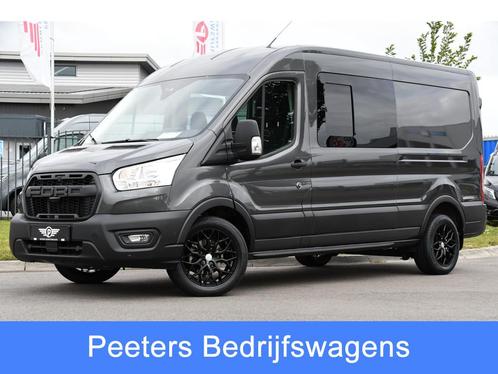 Ford Transit 350 2.0 TDCI L3H2 DC Raptor Grill Cruise, Camer, Auto's, Bestelauto's, Particulier, Te koop, ABS, Achteruitrijcamera