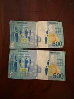 Setje Belgische 500 frank biljetten, Ophalen of Verzenden, België, 500 euro, Setje