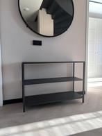 Zwarte consoletafel kwantum 100x35x70 (lxbxh), Huis en Inrichting, Tafels | Bijzettafels, Minder dan 55 cm, Gebruikt, Rechthoekig