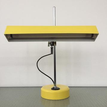 OPRUIMING jaren 60 70 design modernist metalen tafellamp tl  beschikbaar voor biedingen