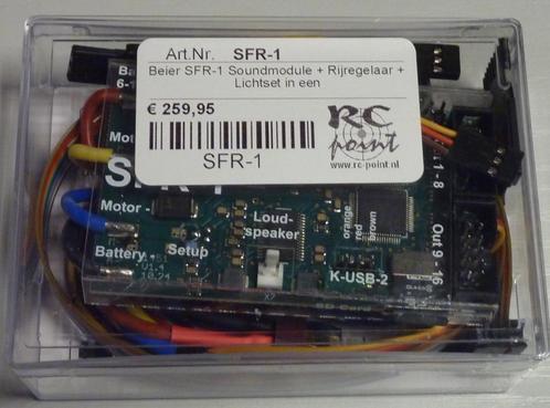 Beier SFR-1 Soundmodule + Rijregelaar + Lichtset in een, Hobby en Vrije tijd, Modelbouw | Radiografisch | Auto's, Nieuw, Onderdeel
