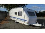 Hobby De luxe Easy 440 Sf Mover Bj 2003 €6500, Caravans en Kamperen, Caravans, Standaardzit, Overige typen, Hobby, Bedrijf