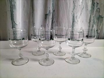 Set van 6 vintage Irish Coffee-glazen beschikbaar voor biedingen