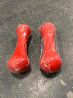 2 x 3 kg rubberen dumbells dumbell set gewichten nieuw, Dumbbell, Nieuw, Gewichten, Ophalen of Verzenden