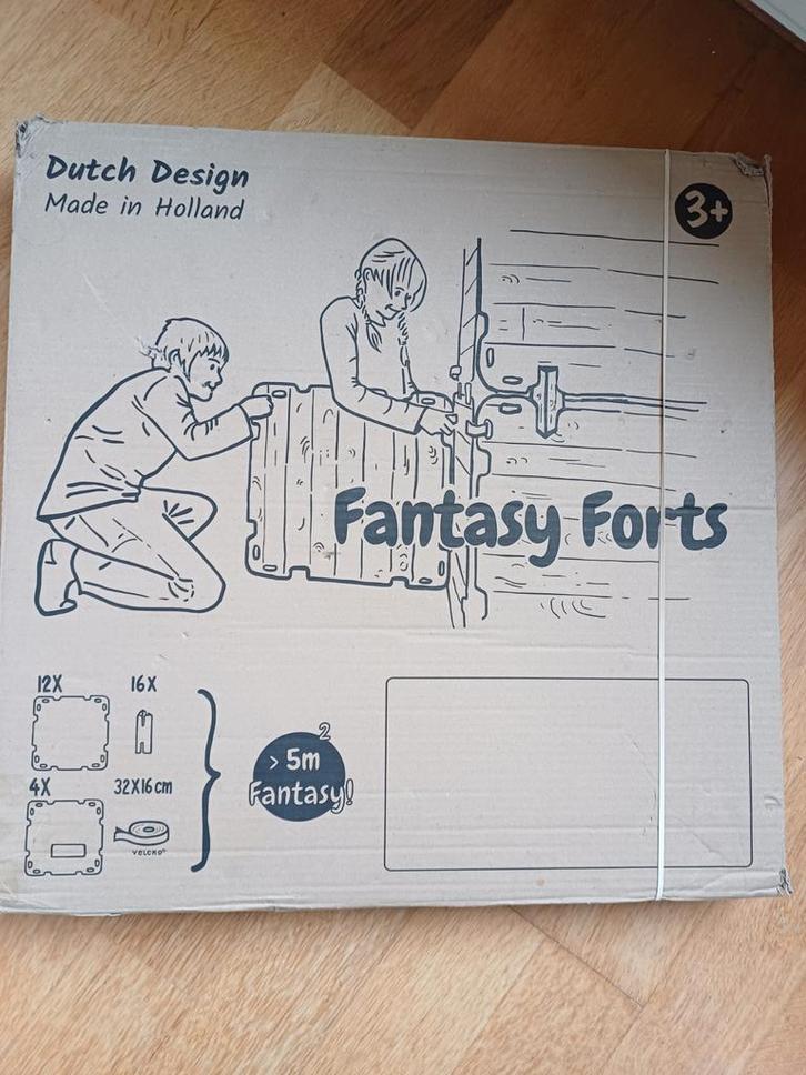 Fantasy Forts Bouwpakket - Dutch Design, Kinderen en Baby's, Speelgoed | Bouwstenen, Gebruikt, Overige merken, Ophalen