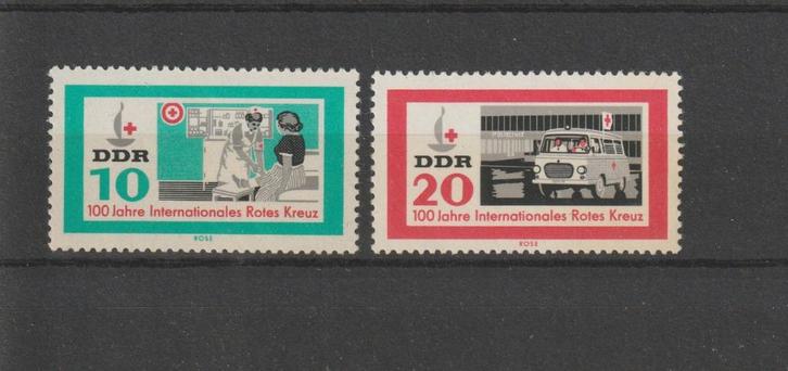 DDR 1963, Michel 956 t/m 957, Postfris., Postzegels en Munten, Postzegels | Europa | Duitsland, Postfris, DDR, Verzenden