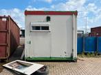 Bouwkeet  unit t.b.v wc urinoir met spoelbaken en boiler, Ophalen