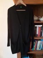 Mooi Benetton vest, zwart, maat L, Maat 38/40 (M), Verzenden, Benetton, Zwart
