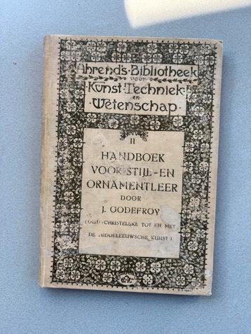 Handboek voor Stijl- en Ornamentleer. Deel II , kunst beschikbaar voor biedingen