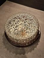 Vintage Plafonniere Jaren 60 - Glas, Ophalen of Verzenden, Glas, Vintage