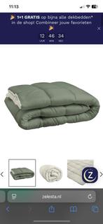 Zelesta Royalbed - Green & Cream - 240x200cm, Dekbedovertrek, Tweepersoons, Ophalen of Verzenden, Zo goed als nieuw
